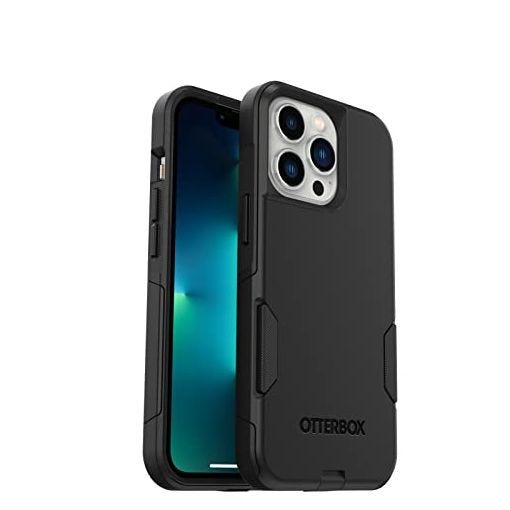 Otterbox Funda para iPhone 13 Pro Commuter, resistente a golpes y caídas, Rugerizada, Protectora, Testada 3x estándares Militares anticaídas,Antomicrobiana, Negro