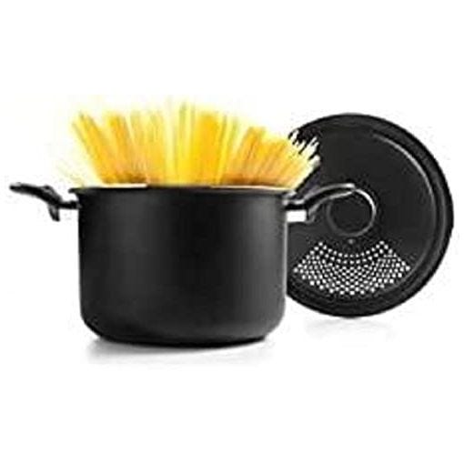 IBILI - Olla para pasta con tapa escurridora 22cm, Aluminio, Antiadherente, Apta para inducción