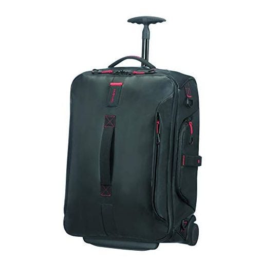Samsonite Paradiver Light Bolsa de Viaje con Ruedas, S (55Cm-51 L), Negro