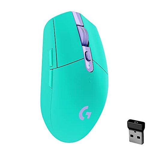 Logitech G305 Lightspeed Ratón Gaming Inalámbrico, Captor Hero 12K, 12,000 dpi, Ultra-Ligero, Batería de 250h, 6 Botones Programables, Memoría Integrada, PC/Mac - Verde