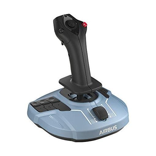 Thrustmaster TCA Sidestick Airbus Edition - Réplica de control lateral de Airbus - Joystick ambidextro - PC