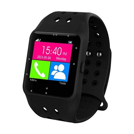 Prixton sw11 - Smartwatch de 1.3" (Bluetooth, iOS, Android) Color Negro