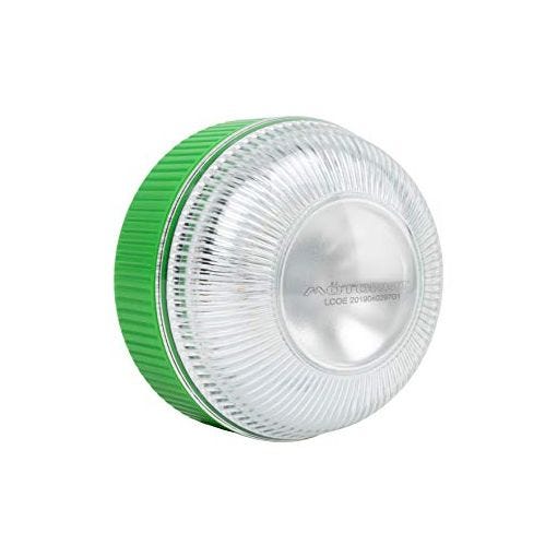 Motorkit Luz magnética LED de Emergencia homologada (V16) de Alta luminancia, sustituye a los triangulos, Apto para Uso con Lluvia y Nieve. para Coches y Motocicletas. Recomendado por la DGT.