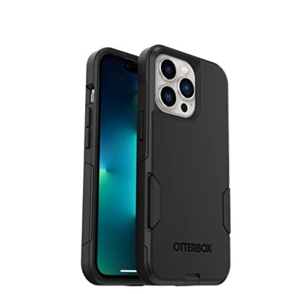 Otterbox Funda para iPhone 13 Pro Commuter, resistente a golpes y caídas, Rugerizada, Protectora, Testada 3x estándares Militares anticaídas,Antomicrobiana, Negro