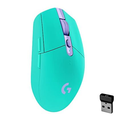 Logitech G305 Lightspeed Ratón Gaming Inalámbrico, Captor Hero 12K, 12,000 dpi, Ultra-Ligero, Batería de 250h, 6 Botones Programables, Memoría Integrada, PC/Mac - Verde