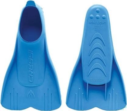 Cressi Mini Light Fins - Aletas Cortas Unisex Niños, Buceo, Snorkel y Natación