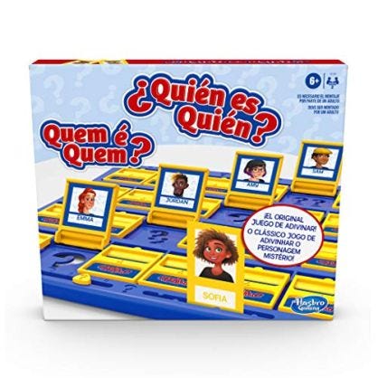 Hasbro Gaming Quién es Quién, 2 Jugadores