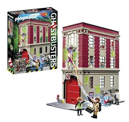 PLAYMOBIL Ghostbusters 9219, Cuartel Parque de Bomberos, A Partir de 6 Años